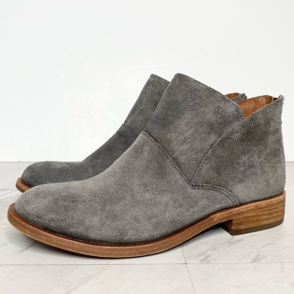 New! Kork Ease Ryder Gray Suede Bootie 6M